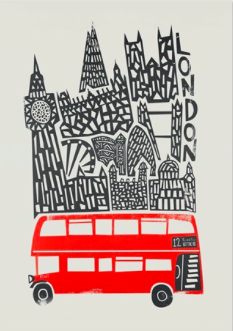 London Bus  - Card