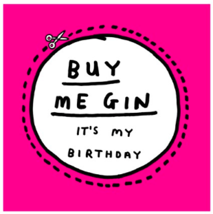 Buy Me Gin- Card