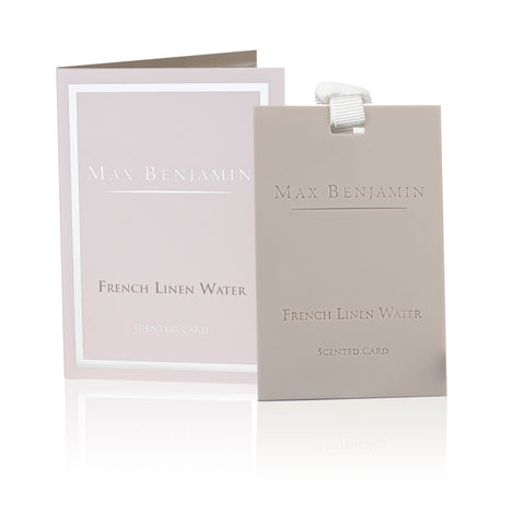 French Linen Water Scented Card