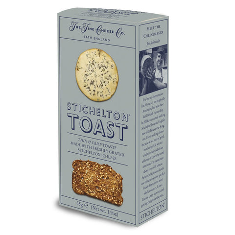 Toast for Cheese - Stichelton blue cheese